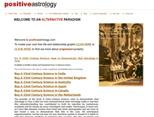 Tablet Screenshot of positiveastrology.com